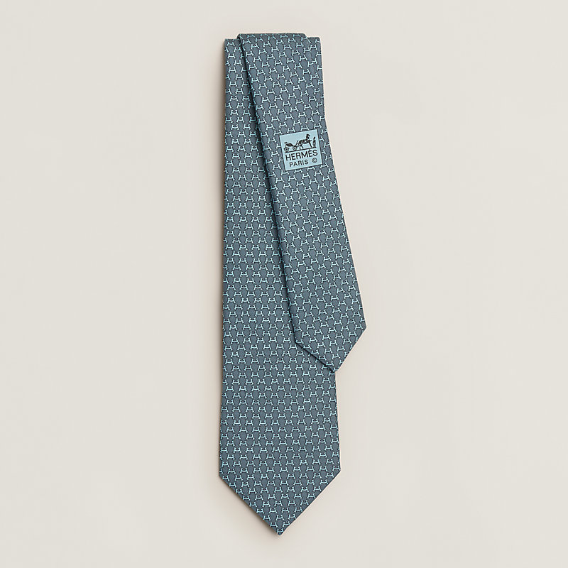 Hilario tie - Grey | Hermès Canada